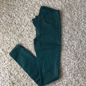 7 for all mankind Teal Skinny Jeans